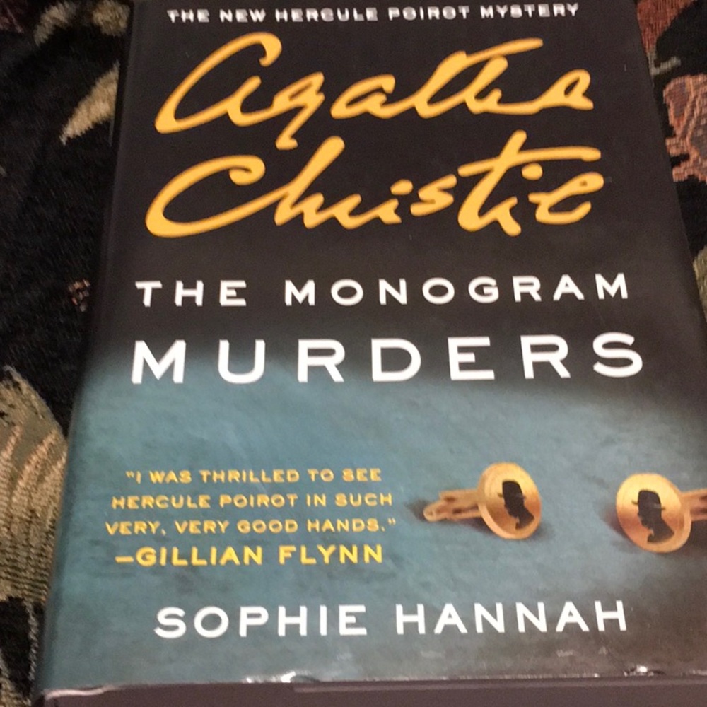 Agatha Christie’s NewHercule PoirotMystery!BySophie Hannah,hardcover,LargePrint